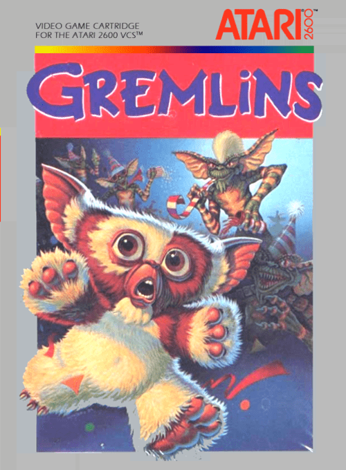 Gremlins box art for Atari 2600
